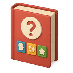 3D illustration of a textbook